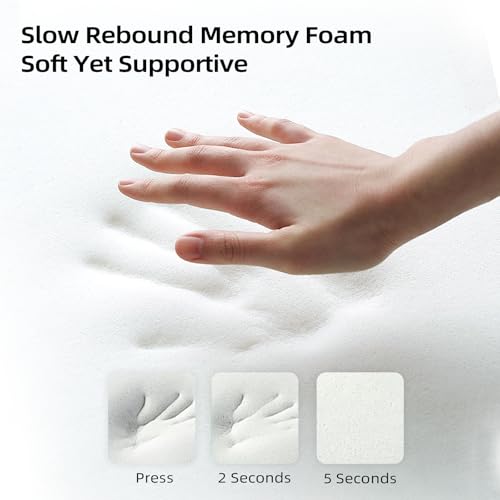 Almohada espuma memoria grande con soporte ergonómico miniatura 3