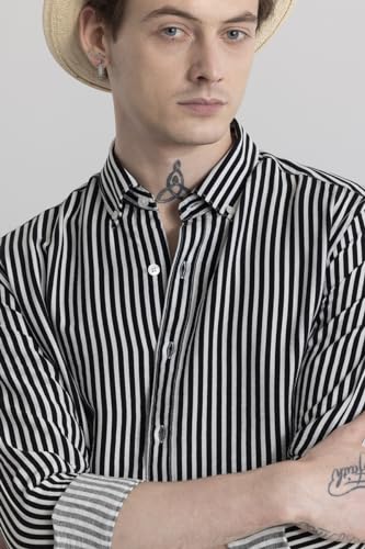 Image of SNITCH Stripehaven Green Stripe Shirt