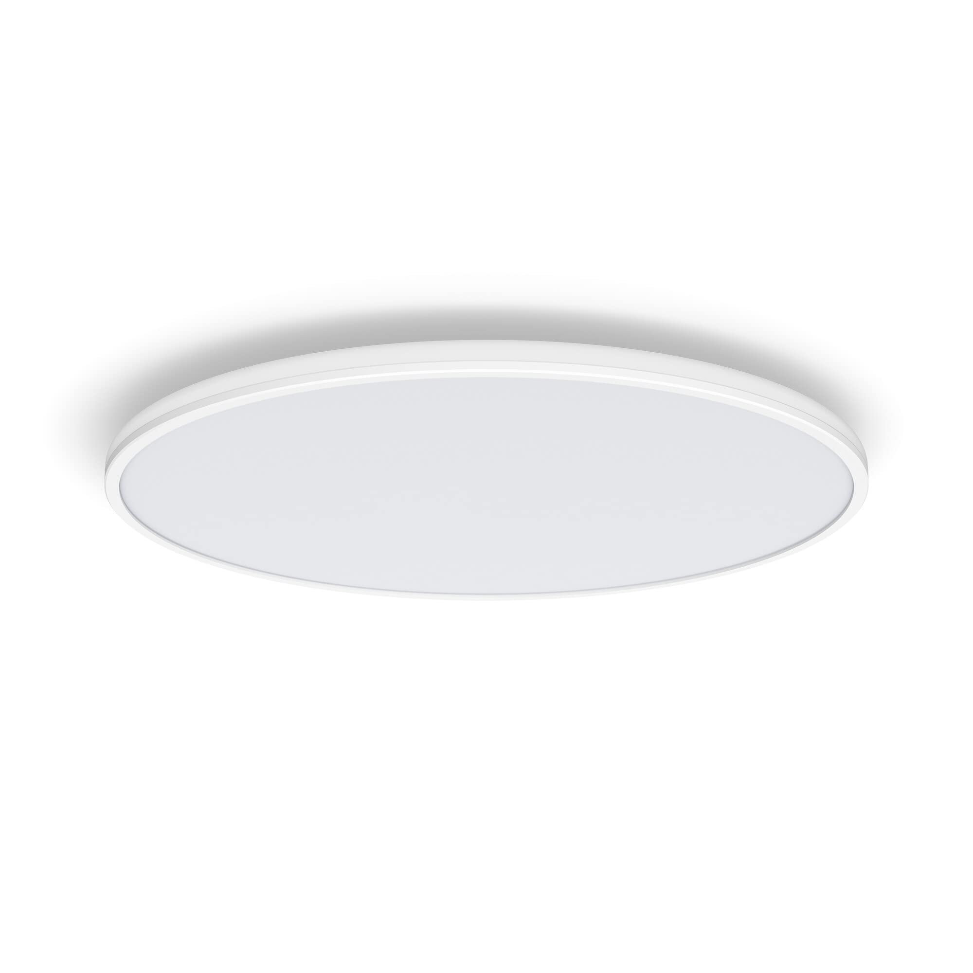 PHILIPS - Plafón Lámpara LED de techo Ozziet Negro 36W 2700K Luz Blanca cálida regulable con 3 ajustes de ambiente