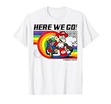 Mario Kart Pride Rainbow Road Here We Go Nintendo Icon T-Shirt