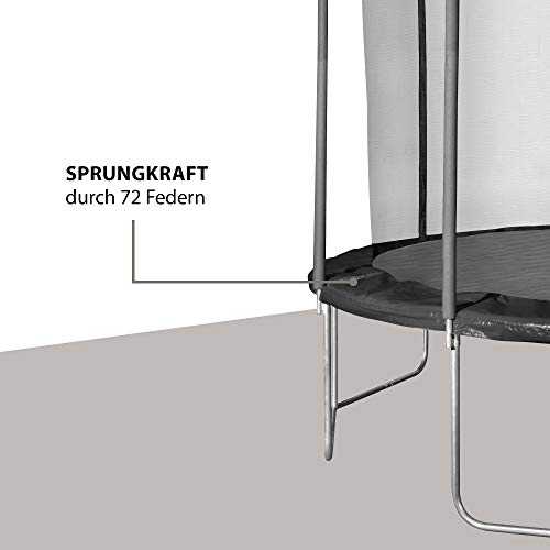 HUDORA First Trampolin - Trampolin Outdoor mit Sicherheitsnetz – Bild 4