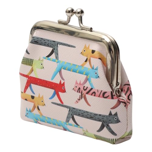 Generic 1Pcs Pouch Wallet Long Cat Snap Purse PU Leather Pink 9x8cm2