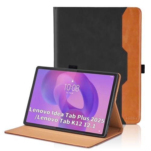 Housse Lenovo Tab K12 étui tablette Idea Tab Plus 12.1 pouces cuir PU TB361FU