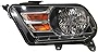 Evan Fischer Headlight Assembly Compatible with 2010-2014 Ford Mustang Halogen Driver Side