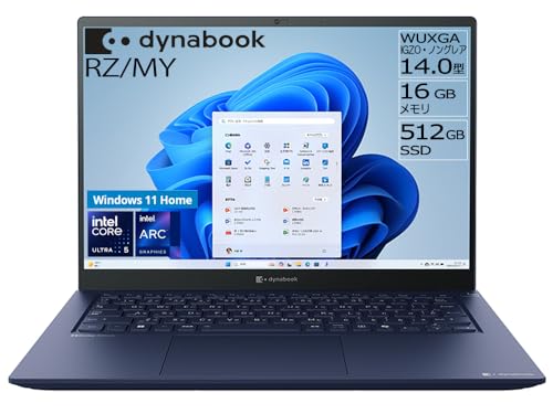 dynabook RZ/MY WebfyCe Arc OtBNX/Core UltravZbT[ځz (Windows 11 Home/365 Basic + Office Home & Business 2024ifXNgbvŁj/14.0