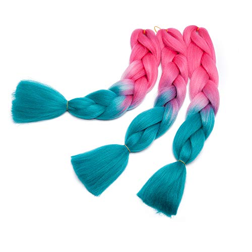 Braids Extensions Flechten Hair Extensions Crochet Haar Kunsthaar Kanekalon...