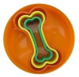 Global Decor Dog Bone Cookie Cutter Set, 3 Piece Set