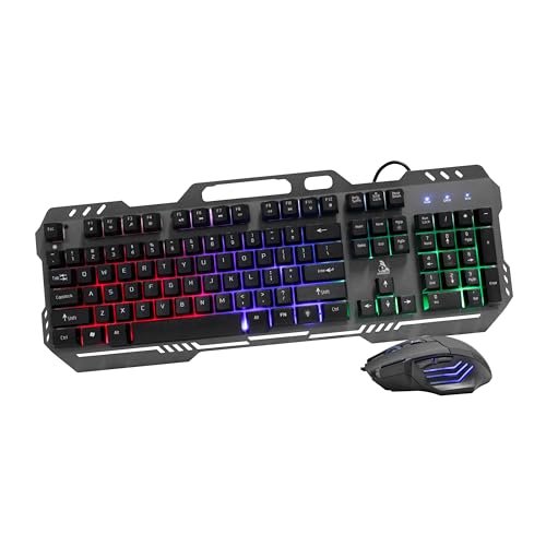 TAG Gamerz Avenger 2.0 RGB Gaming Keyboard and Mouse Combo Set|All New Floating Keys|Aluminium Body|2400 Dpi Optical Led Mouse|7 Total Buttons|Fire 2X Button|Braided Cable for Pc(Black),USB (B0CS6SCW1M) Amazon Price History, Amazon Price Tracker