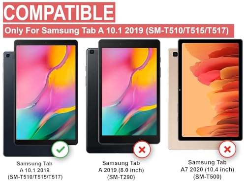 Image of Screen Guard Compatible With Samsung Galaxy Tab A 2019 (10.1 Inch Tablet SMT510 /SMT515) Flexible Fiber Screenguard Not a Tempered Glass Screen Protector