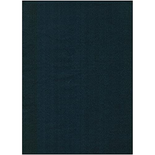 Pemberly Row 8" Full Size Spring Futon Mattress Replacement, Suede Fabric Sleeper Sofa Bed Mattress, Navy Blue #TOP3