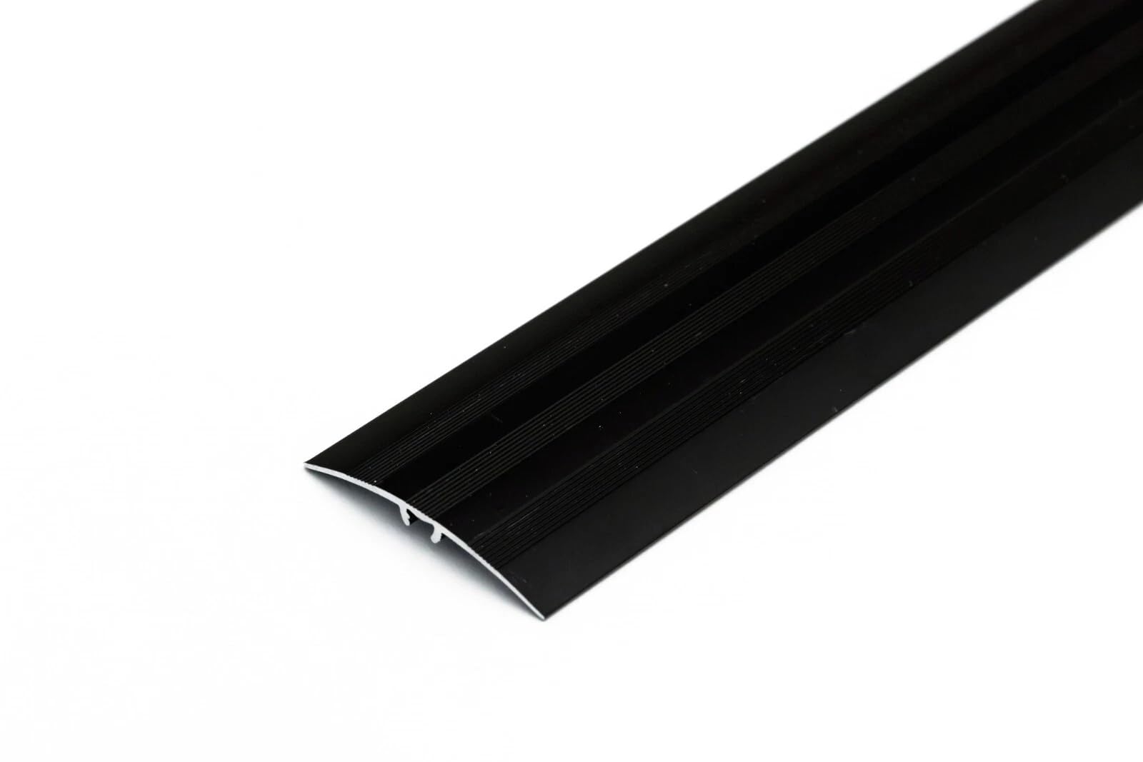 Aluminium Door Bars Threshold Strip 47 mm x 930mm Transition Trim Laminate Tiles Levelling 5in1 Installation System TMW Profiles (Black) — image 1