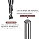 QUARKZMAN Viereckig Ende Fräsen 4mm x 11mm Schneiden 6mm Schaft Mikro Körner Solide Karbid AlTiN Beschichtet 2 Flöten Fräser für Legierung Hartstahl Aluminium