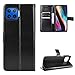 QiongNi Case for Motorola Moto One 5G Case Cover,Flip Leather Wallet Cover Case for Motorola Moto One 5G UW XT2075-1 XT2075-2 / Moto G 5G Plus XT2075-3 / Moto G8 Plus 5G Case Black