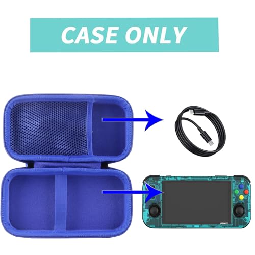 WERJIA Hard Carrying Case Compatible with Retroid Pocket 3 Retro Game Handheld Console