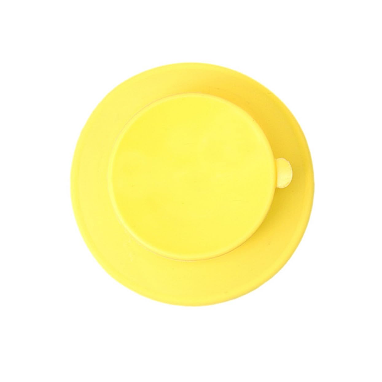 ifundom 10pcs Suction Bowl Pads Anti-fall Silicone Bowl Base for Boys and Girls Silverware Suction Plate Supplies Random Color