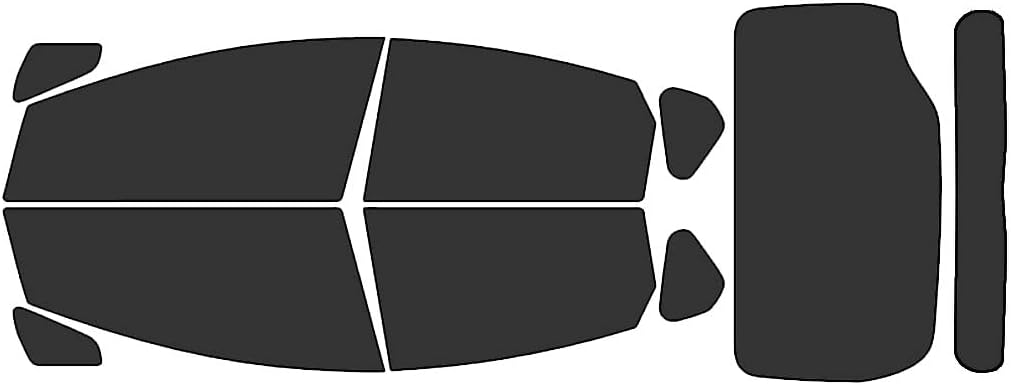 Rvinyl Window Tint Kit Compatible with Toyota Prius 2010-2015 - Black 20% - Single Ply No Bubble Film - Do it Yourself Vehicle Complete Precut Kit