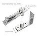 Alamic Door Pivot Hinges Heavy Duty Hinges for Doors Stainless Steel Pivot Door Hinge System