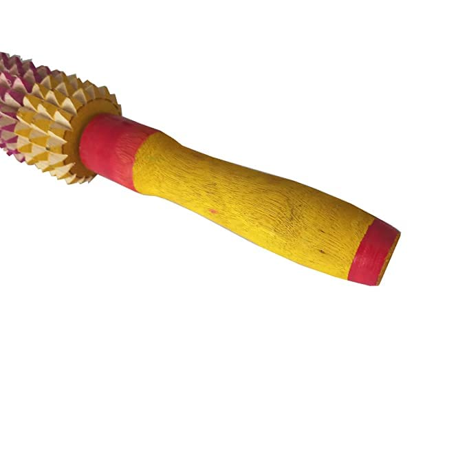 Ariosto Belan Shape Wood Acupressure Roller Stick Massager for Instant Muscle Pain Relief from Sore Muscle Ariosto Belan Shape Wood Acupressure Roller Stick Massager for Instant Muscle Pain Relief from Sore Muscle