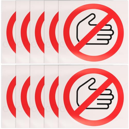 MAGICLULU Pegatinas De Alarma Prosegur 10 Unidades Señales De Advertencia Calidad Securitas Direct Fácil De Aplicar