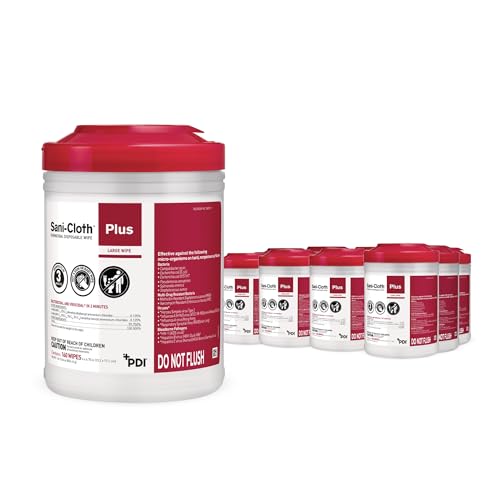 Sani-Cloth Plus Hard Surface Disinfectant Wipe, 160 Count, Q89072...