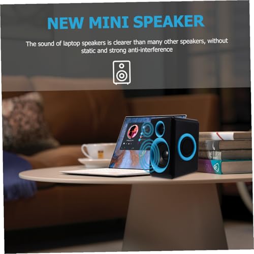 Mini altavoz para ordenador DOITOOL con sonido envolvente y conexion DC para escritorio 6