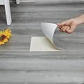 Peel and Stick Floor Tile, 35in×6in, Natural Grey Wood Grain Look, Self Adhesive and Waterproof for Transfer Bathroom, Kitchen, Living Room, Bedroom(10 PCS)