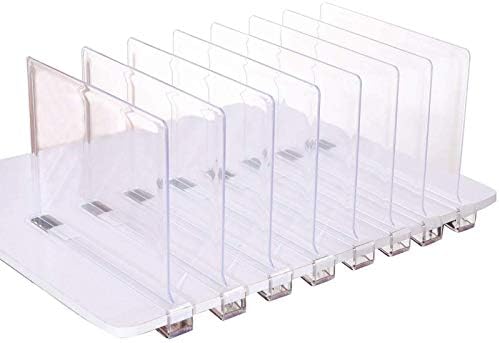 Zzaoxin Bookcase Bookshelf Clear Acrylic Board, Mock Plate, Bookshelf, Home and School Products Shelf (Color : White)