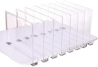 Zzaoxin Bookcase Bookshelf Clear Acrylic Board, Mock Plate, Bookshelf, Home and School Products Shelf (Color : White)