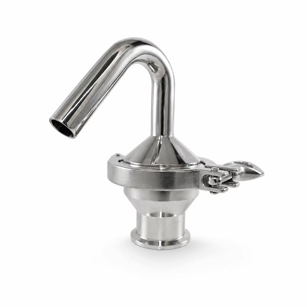 Automatisches Entlüftungsventil Mit Tri-Clamp-Anschluss, Poliertes Entlüftungsventil Aus Edelstahl 316, Vertikale Installation for Industrielle Rohrleitungen Und Behälter, 3/4"-2", 1 Stück(3/4")