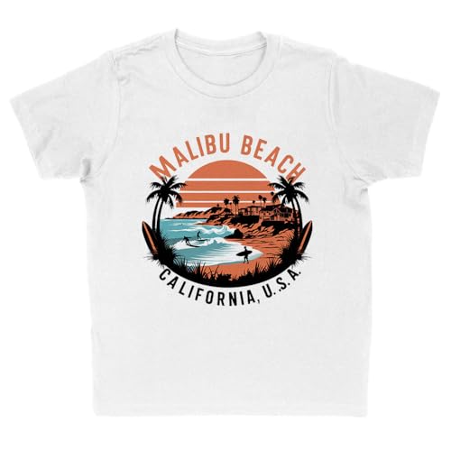 Travel Malibu Beach Kids T-Shirt Youth