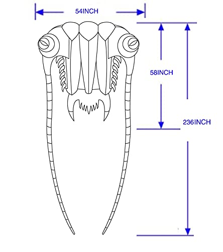 U/B Trilobite Kite Soft Colorful Kite Nylon Show Kite Lifter 2sqm with 2 Long Attractive Tentacles for Outdoor Beach Games - Image 5