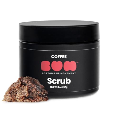 BUM Coffee Sugar Scrub for Body - Coffee Scrub Body Exfoliator with Organic Shea, Coconut Oil,...