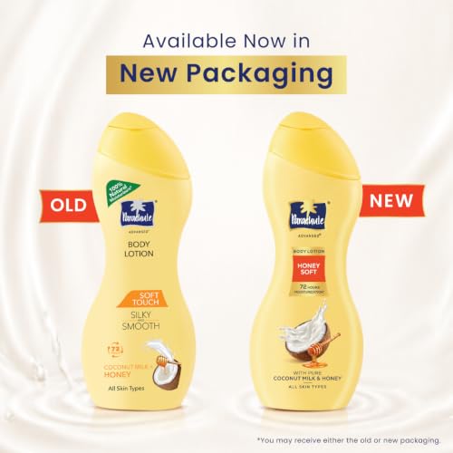 Image of Parachute Advansed Honey Soft Body Lotion, With Honey, 100% Natural, Dry Skin Moisturizer, Silky Smooth Skin, 225ml x 2