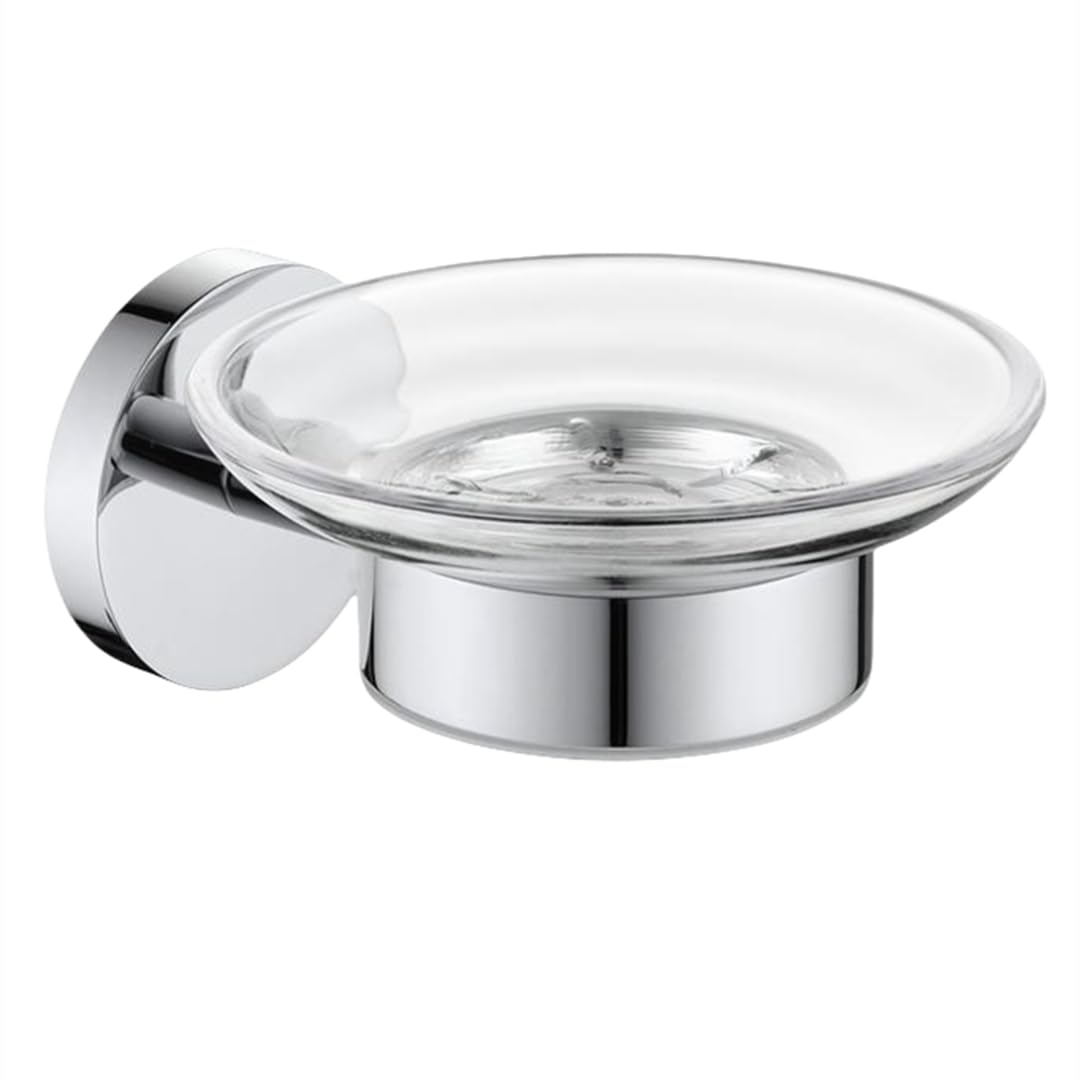 Porte-Savon Mural Métal Doré Accessoire Lavabo et Douche Design