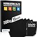 Produktbild Fotokarton SCHWARZ 300g/m²  PREMIUM PAPIER Zeichenpapier  50x70 cm - unbedruckt für Bastelarbeiten, Bastelkarton, Präsentationen, Basteln, Schulpapier für Kindergarten, Karton MADE IN GERMANY