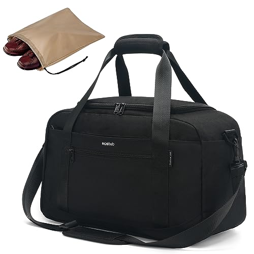 Ecohub 30l Bolsa De Viaje, Equipaje De Mano 45x36x20 Easyjet Con Compartimento Impermeable, Pet Reciclado Grande Bolsa Deporte Fin De Semana Hombre Mujer, Patentado Negro Ecohub 30l Bolsa De Viaje, Equipaje De Mano 45x36x20 Easyjet Con Compartimento Impermeable, Pet Reciclado Grande Bolsa Deporte Fin De Semana Hombre Mujer, Patentado Negro