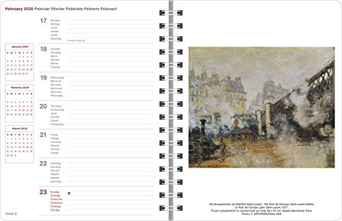 Art Diary - Monet 2020 Deluxe Diary