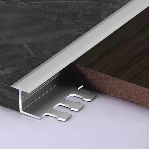 Floor Transition Strip Walkers Entry Ramp, Non Slip Reducer Flute for 