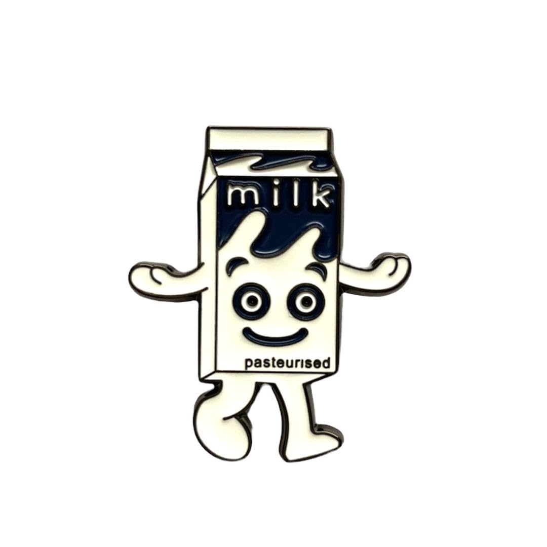 Amazon | blur︎ブラー︎ミルクボーイ︎MILK ︎ピンバッジ︎ミルクくん