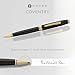 Cross Coventry Black Lacquer with Gold-Tone Ballpoint Pen - Refillable Pen for Smooth Writing - Professional, Elegant Accessory - Black Ink - Long-Lasting Use - Desk Essential - Gift-Ready