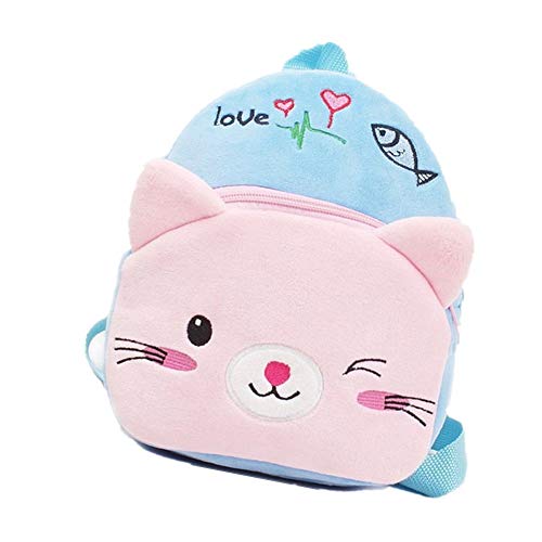 Sac Enfant Fille Sac A Dos Maternelle Fille Respirant Sac A Dos Bebe Fille Personnalité Sac A Dos Enfants Maternelle Anti-Perdu Blue Cat Cover