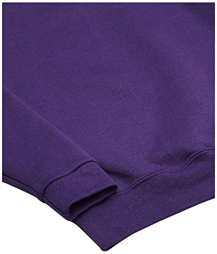Jerzees Youth Fleece Crew Sweatshirt, Deep Purple, X-Large3