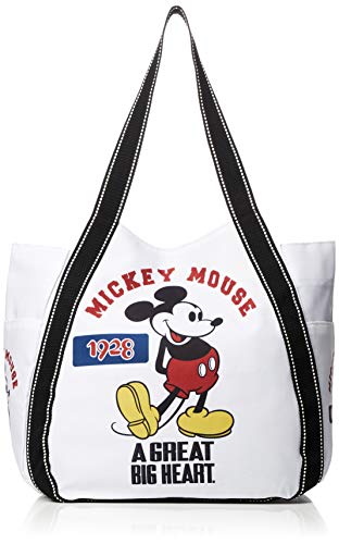 Disney DPMI-1003 Mickey Minnie Large Capacity Balloon Tote Bag, A3 Size, Women's Mickey Mouse