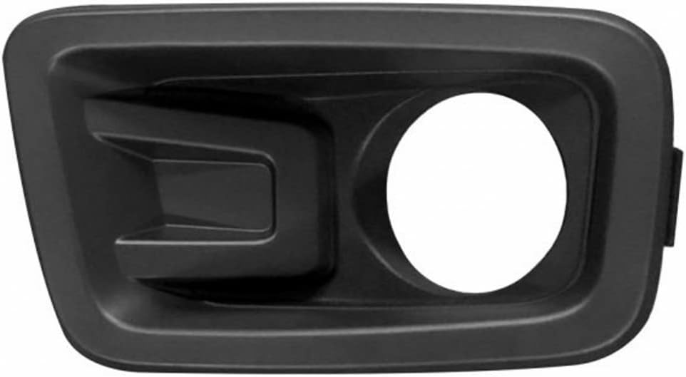 For Nissan Titan/Titan XD 2018 2019 Fog Light Bezel Driver and Passenger Side | Pair | Front | Painted Black | w/Midnight Edition | ABS Plastic | Primed | Replacement For NI1038168, NI1039168