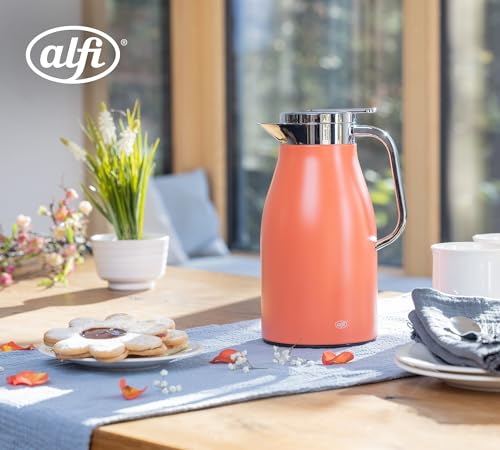 alfi SKYLINE Isolierkanne 1,00 l, 12 h heiß, deep apricot mat – Ansicht 2