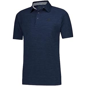 Three Sixty Six Golf Shirts for Men – Dry Fit Short-Sleeve Polo, Athletic Casual Collared T-Shirt