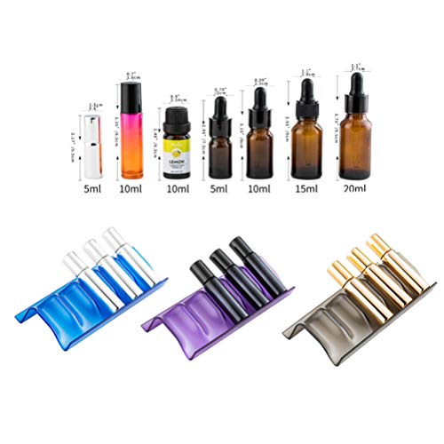 Hemoton 3 Unidades de Armazenamento de Ã“leo Essencial de Armazenamento de Ã“leo Essencial de Suport