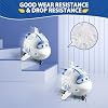 Super Wings 5 Inch Transformable Toys Astra, Transforming from Jet to Bot with Real Mobile Wheels, Airplane Toy Birthday Party Supplies for Preschool Boys Girls Age 3+, White
