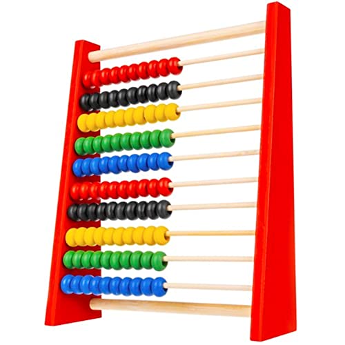 BEST&FREE Boulier Enfant en Bois coloré. Boulier pour Apprendre à additionner et Apprendre a Compter. Boulier Bebe Montessori. Jeux Multiplication pour Les Enfants.