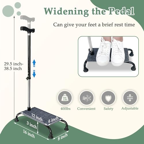 Bengala de escalada de escadas para idosos e idosos, meio degrau, bengalas, auxiliares de mobilidade